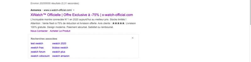 x watch official Site internet frauduleux 47 commentaires